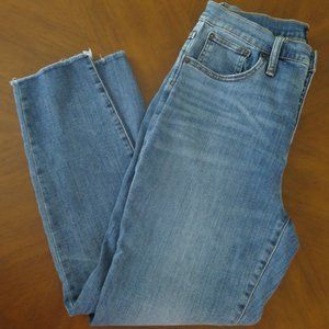 Women's J. Crew 10" highest-rise button-fly skinny jean in vintage cape wash 31